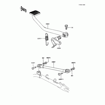BRAKE PEDAL/TORQUE LINK
