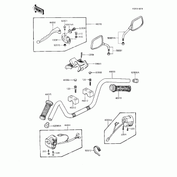 HANDLEBAR (KZ1000-R2)