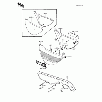 SIDE COVERS/CHAIN COVER