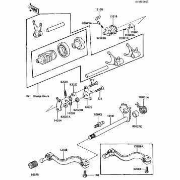 GEAR CHANGE MECHANISM