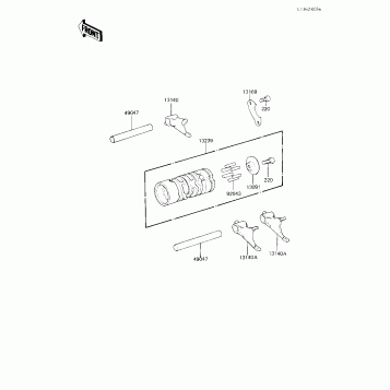 GEAR CHANGE DRUM & FORKS