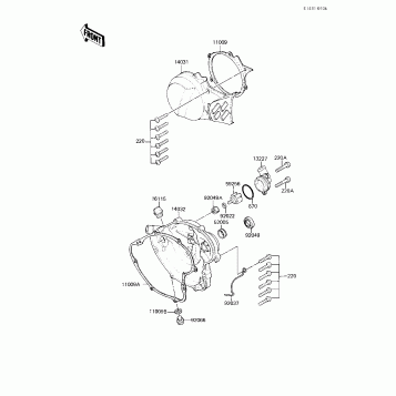 ENGINE COVERS/WATER PUMP
