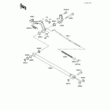 BRAKE PEDAL/TORQUE LINK