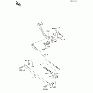BRAKE PEDAL/TORQUE LINK