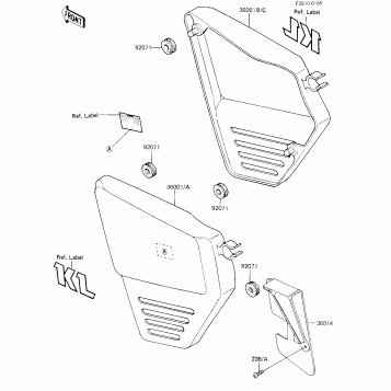 SIDE COVERS/CHAIN COVER