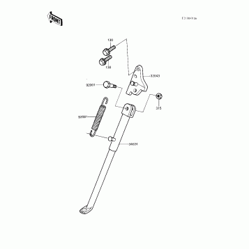 STAND ('83 KX250-C1)