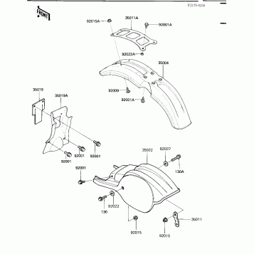 FENDERS ('84 KX250-C2)