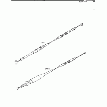 CABLES ('84 KX250-C2)