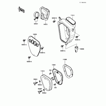 AIR CLEANER ('83 A1)