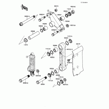 REAR SUSPENSION ('83 A1)
