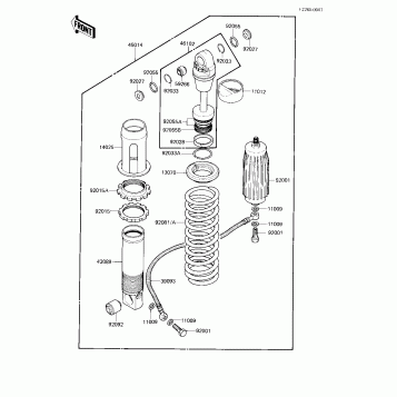 SHOCK ABSORBER ('83 A1)