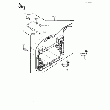 NUMBER PLATE ('83 A1)