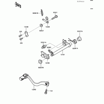 GEAR CHANGE MECHANISM ('84 A2)