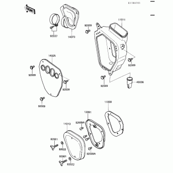 AIR CLEANER ('84 A2)