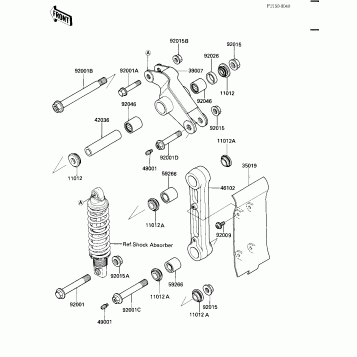 REAR SUSPENSION ('84 A2)