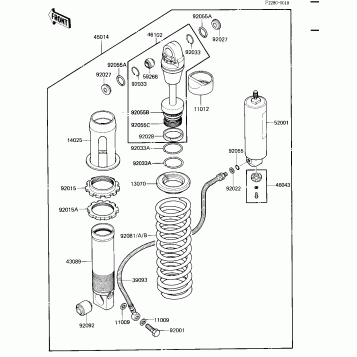 SHOCK ABSORBER ('84 A2)