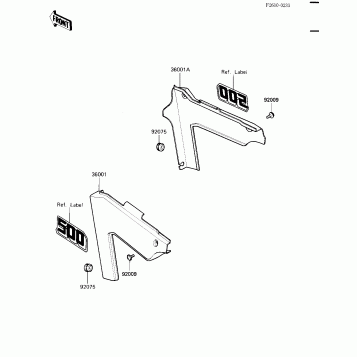 SIDE COVERS ('84 A2)