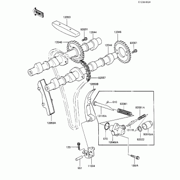CAMSHAFTS/CHAIN/TENSIONER