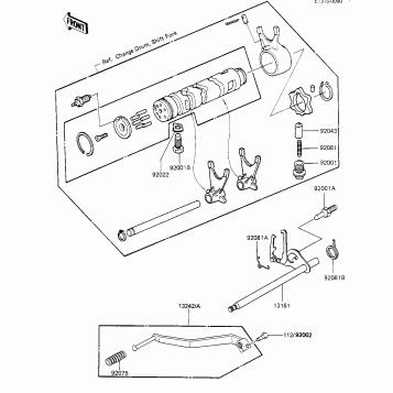 GEAR CHANGE MECHANISM
