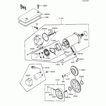 STARTER MOTOR/STARTER CLUTCH