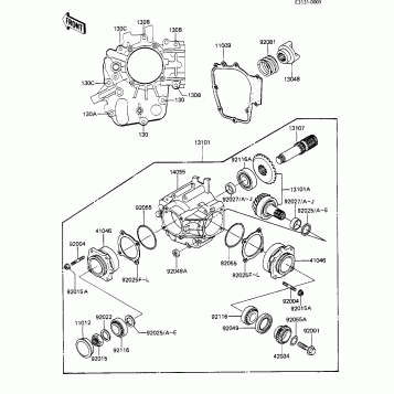 FRONT BEVEL GEARS
