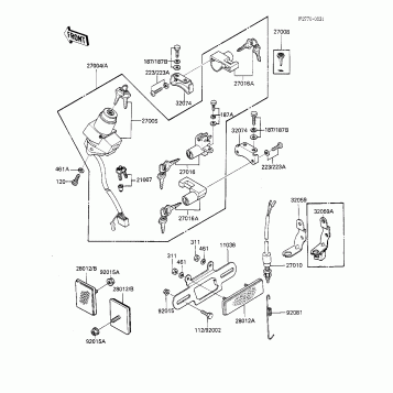 IGNITION SWITCH/LOCKS/REFLECTORS