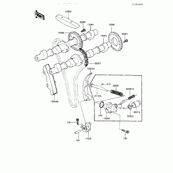 CAMSHAFTS/CHAIN/TENSIONER