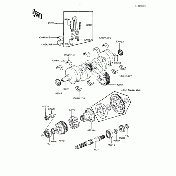 CRANKSHAFT/SECONDARY SHAFT