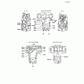CRANKCASE BOLT & STUD PATTERN
