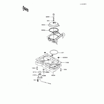 BREATHER COVER/OIL PAN