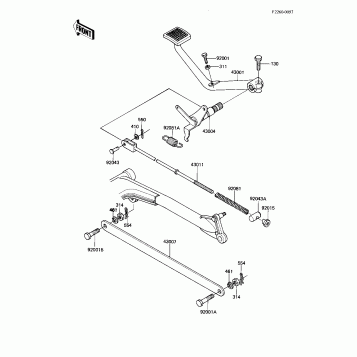 BRAKE PEDAL/TORQUE LINK