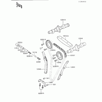CAMSHAFTS/CHAIN/TENSIONER