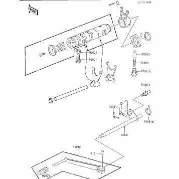 GEAR CHANGE MECHANISM