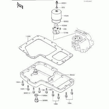 BREATHER COVER/OIL PAN