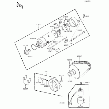 STARTER MOTOR/STARTER CLUTCH