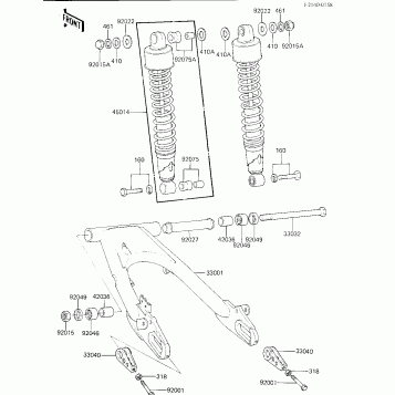 SWING ARM/SHOCK ABSORBERS
