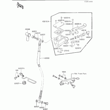 FRONT MASTER CYLINDER