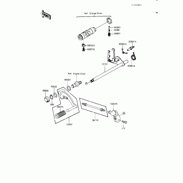 GEAR CHANGE MECHANISM