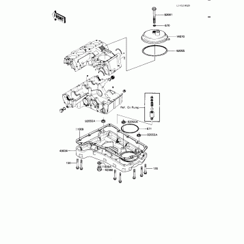 BREATHER COVER/OIL PAN