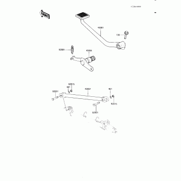 BRAKE PEDAL/TORQUE LINK