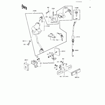 IGNITION SWITCH/LOCKS/REFLECTORS