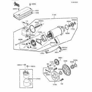 STARTER MOTOR/STARTER CLUTCH