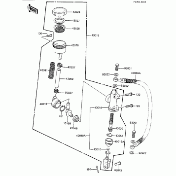 REAR MASTER CYLINDER