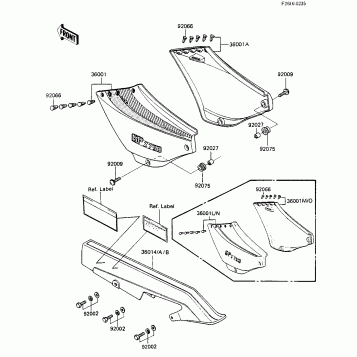 SIDE COVERS/CHAIN COVER