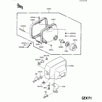 HEADLIGHT (ZX750-A1)