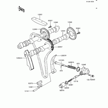 CAMSHAFTS/CHAIN/TENSIONER