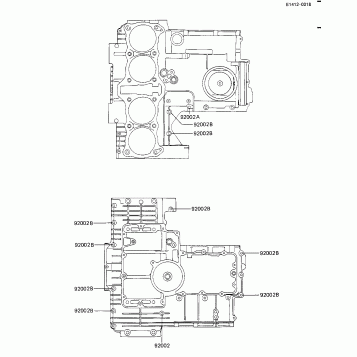 CRANKCASE BOLT & STUD PATTERN