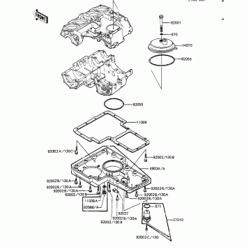BREATHER COVER/OIL PAN