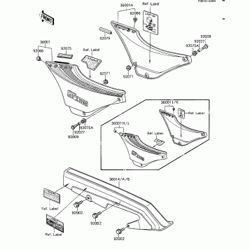 SIDE COVERS/CHAIN COVER