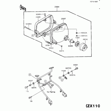 HEADLIGHT (ZX1100-A2)